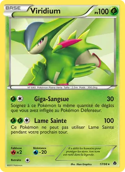 Carte Viridium de l'extension Pouvoirs Émergents, numéro 17/98