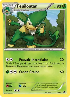 Carte Feuiloutan de l'extension Pouvoirs Émergents, numéro 2/98