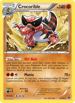 Carte Crocorible de l'extension Pouvoirs Émergents, numéro 62/98