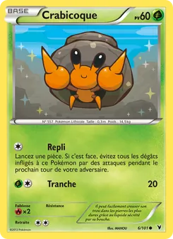 Carte Crabicoque de l'extension Nobles Victoires, numéro 6/101