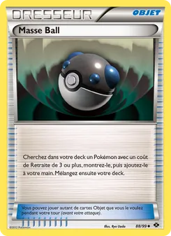 Carte Masse Ball de l'extension Destinées Futures, numéro 88/99