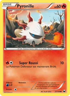 Carte Pyronille de l'extension Explorateurs Obscurs, numéro 21/108