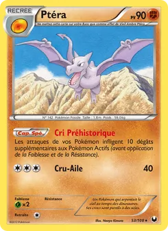 Carte Ptéra de l'extension Explorateurs Obscurs, numéro 53/108