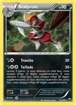 Carte Scalproie de l'extension Explorateurs Obscurs, numéro 72/108