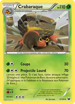 Carte Crabaraque de l'extension Explorateurs Obscurs, numéro 8/108