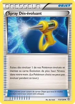 Carte Spray Dés-évoluant de l'extension Dragons Éxaltés, numéro 113/124