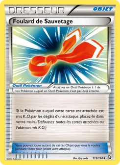 Carte Foulard de Sauvetage de l'extension Dragons Éxaltés, numéro 115/124
