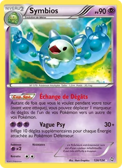 Carte Symbios de l'extension Dragons Éxaltés, numéro 126/124