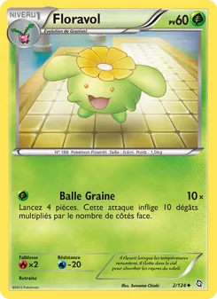 Carte Floravol de l'extension Dragons Éxaltés, numéro 2/124