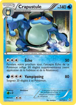 Carte Crapustule de l'extension Dragons Éxaltés, numéro 36/124