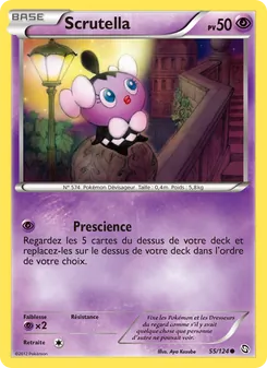 Carte Scrutella de l'extension Dragons Éxaltés, numéro 55/124