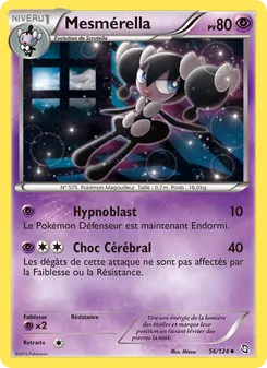Carte Mesmérella de l'extension Dragons Éxaltés, numéro 56/124