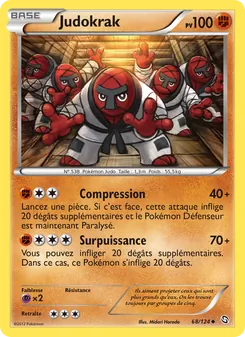 Carte Judokrak de l'extension Dragons Éxaltés, numéro 68/124
