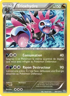 Carte Trioxhydre de l'extension Dragons Éxaltés, numéro 98/124