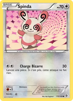 Carte Spinda de l'extension Frontières Franchies, numéro 115/149