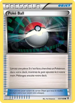 Carte Poké Ball de l'extension Frontières Franchies, numéro 131/149
