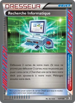 Carte Recherche Informatique de l'extension Frontières Franchies, numéro 137/149