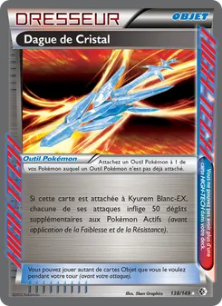 Carte Dague de Cristal de l'extension Frontières Franchies, numéro 138/149