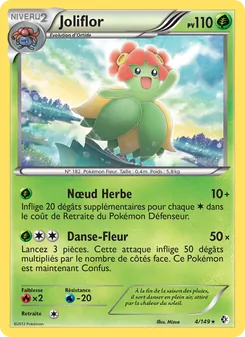 Carte Joliflor de l'extension Frontières Franchies, numéro 4/149
