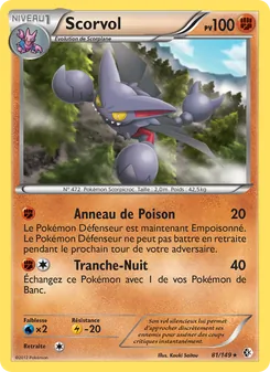 Carte Scorvol de l'extension Frontières Franchies, numéro 81/149