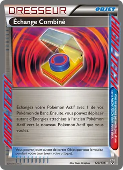 Carte Échange Combiné de l'extension Tempète Plasma, numéro 129/135