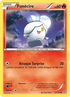 Carte Funécire de l'extension Tempète Plasma, numéro 21/135