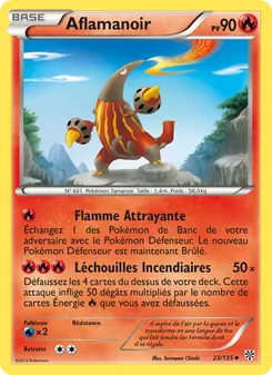Carte Aflamanoir de l'extension Tempète Plasma, numéro 23/135