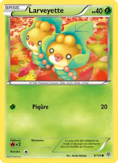 Carte Larveyette de l'extension Tempète Plasma, numéro 8/135