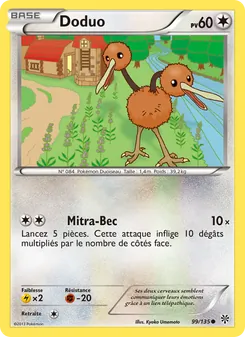 Carte Doduo de l'extension Tempète Plasma, numéro 99/135