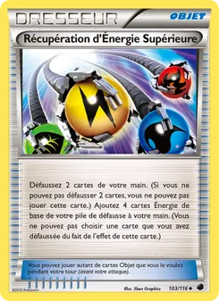 Carte Récupération d’Énergie Supérieure de l'extension Glaciation Plasma, numéro 103/116