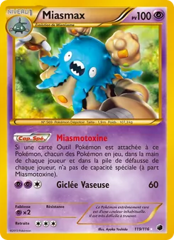 Carte Miasmax de l'extension Glaciation Plasma, numéro 119/116