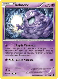 Carte Tadmorv de l'extension Glaciation Plasma, numéro 45/116