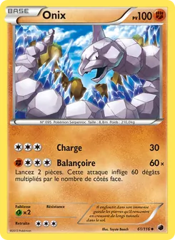 Carte Onix de l'extension Glaciation Plasma, numéro 61/116