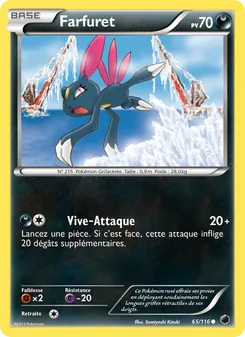 Carte Farfuret de l'extension Glaciation Plasma, numéro 65/116