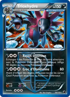 Carte Trioxhydre de l'extension Glaciation Plasma, numéro 78/116