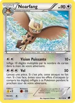 Carte Noarfang de l'extension Glaciation Plasma, numéro 92/116