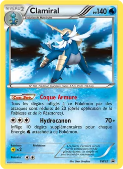 Carte Clamiral de l'extension Promo BW, numéro BW22/101