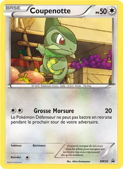 Carte Coupenotte de l'extension Promo BW, numéro BW26/101