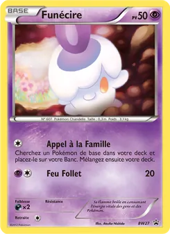 Carte Funécire de l'extension Promo BW, numéro BW27/101