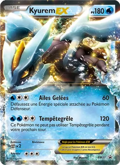 Carte Kyurem ex de l'extension Promo BW, numéro BW37/101