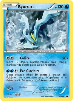 Carte Kyurem de l'extension Promo BW, numéro BW44/101