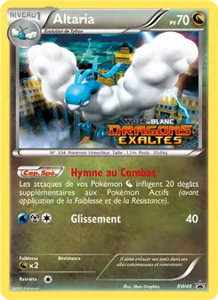 Carte Altaria de l'extension Promo BW, numéro BW48/101