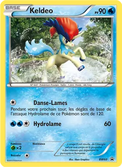 Carte Keldeo de l'extension Promo BW, numéro BW60/101