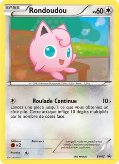 Carte Rondoudou de l'extension Promo BW, numéro BW65/101