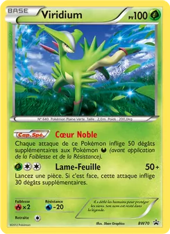 Carte Viridium de l'extension Promo BW, numéro BW70/101