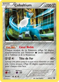 Carte Cobaltium de l'extension Promo BW, numéro BW72/101