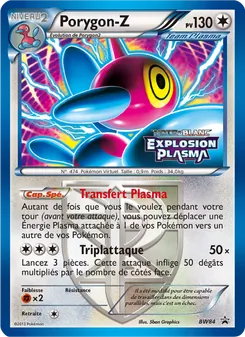 Carte Porygon-Z de l'extension Promo BW, numéro BW84/101