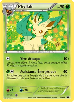 Carte Phyllali de l'extension Promo BW, numéro BW87/101
