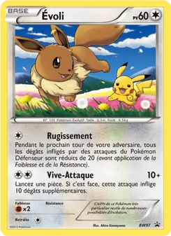 Carte Évoli de l'extension Promo BW, numéro BW97/101