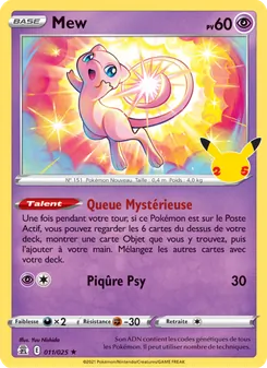 Carte Mew de l'extension Célébrations, numéro 11/25